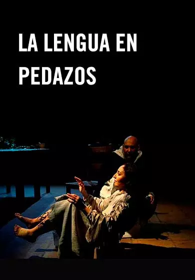 Cartel de La lengua en pedazos