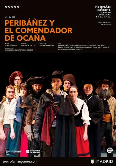 Cartel de Eduardo Vasco: Peribáñez y el Comendador de Ocaña