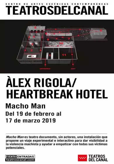 Cartel de Àlex Rigola / Heartbreak Hotel: Macho man