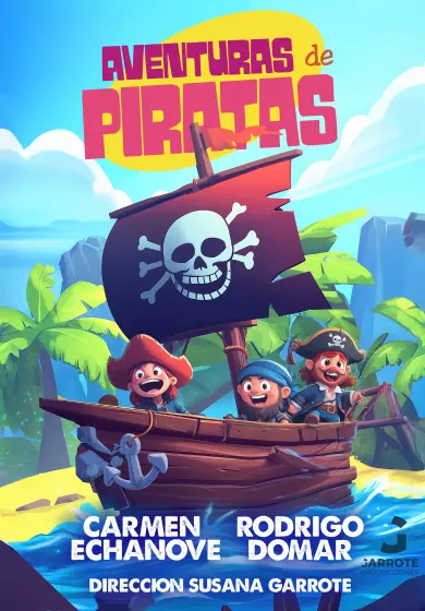 Cartel de Aventuras de piratas