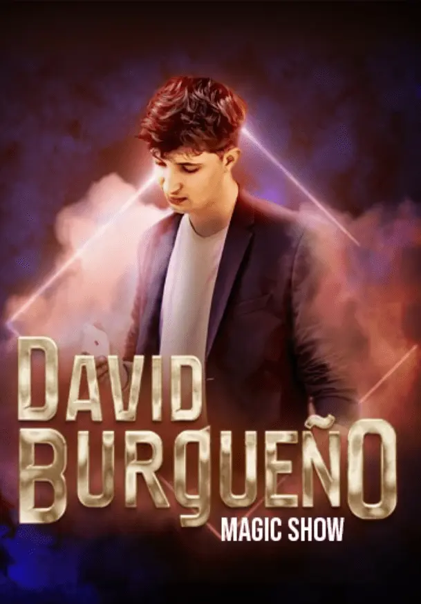 Cartel de David Burgueño; Magic show