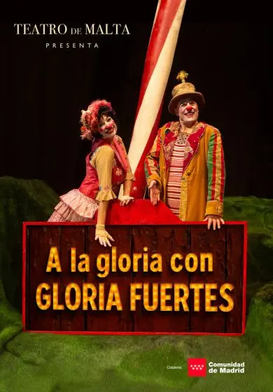 Cartel de A la gloria con Gloria Fuertes