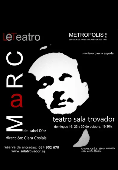 Cartel de Marc (monólogo en un acto)