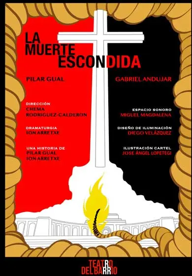 Cartel de La muerte escondida