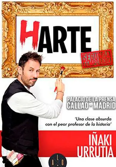Cartel de Iñaki Urrutia: Harte