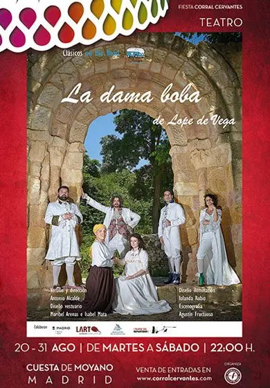 Cartel de Clásicos on the Road: La dama boba