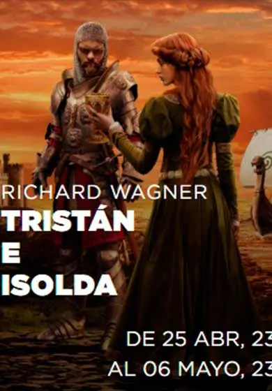Cartel de Richard Wagner: Tristán e Isolda