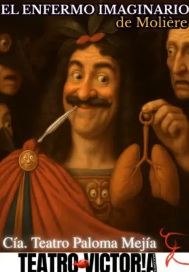 Cartel de El enfermo imaginario de Molière