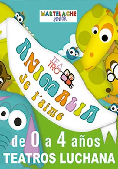 Cartel de TEATRO PARA BEBÉS: Animalia