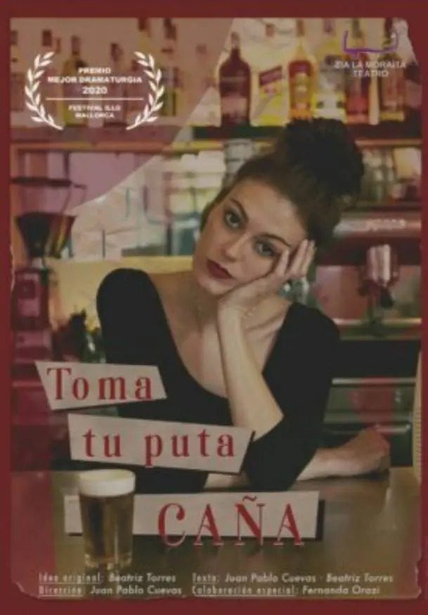 Cartel de Toma tu puta caña