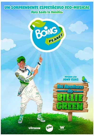 Cartel de Boing Planet, las aventuras de Billie Green