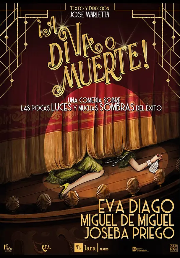 Cartel de A diva o muerte