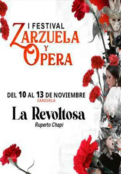 Cartel de I Festival de Zarzuela y Ópera: La Revoltosa