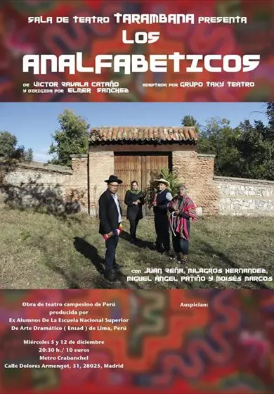Cartel de Los analfabéticos
