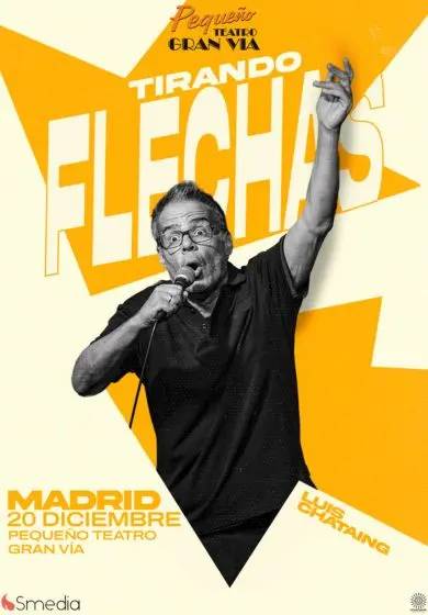 Cartel de Tirando flechas - Luis Chataing