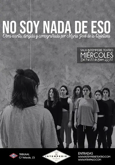 Cartel de No soy nada de eso