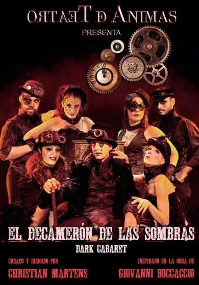 Cartel de El decamerón de las sombras