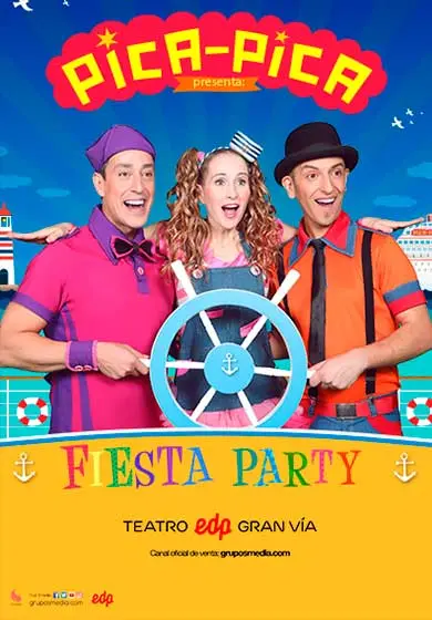 Cartel de Pica Pica: Fiesta party