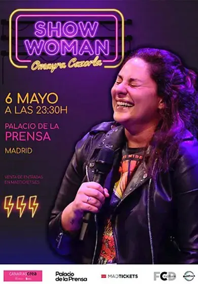 Cartel de Omayra Cazorla: Show Woman