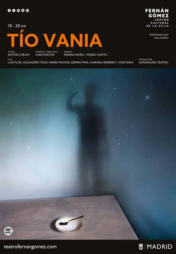 Cartel de Compañía Guindalera: Tío Vania