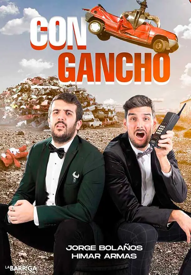 Cartel de Jorge Bolaños & Himar Armas: Con gancho