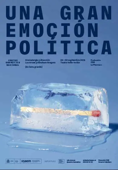 Cartel de Una gran emoción política