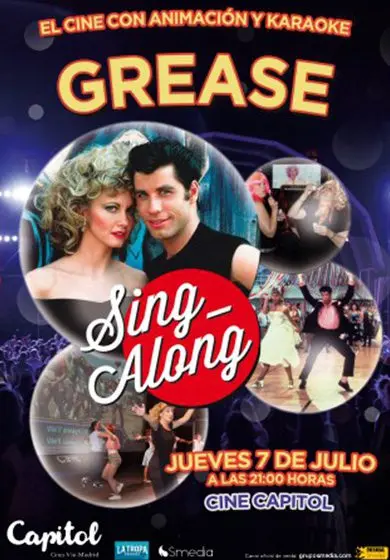 Cartel de Sing Along: Grease