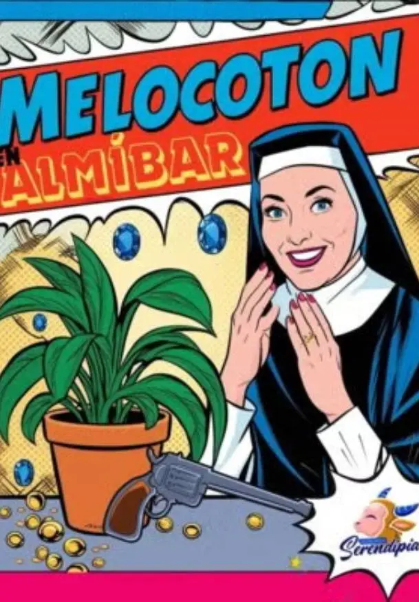Cartel de Melocotón en Almíbar