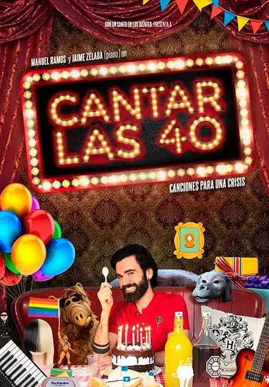 Cartel de Cantar las 40
