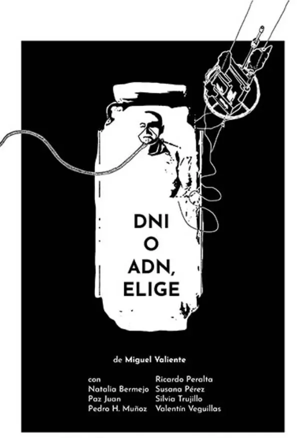 Cartel de DNI o ADN, elige