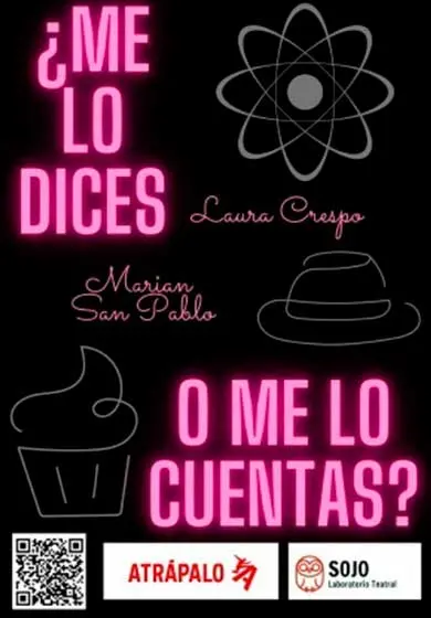 Cartel de ¿Me lo dices o me lo cuentas?
