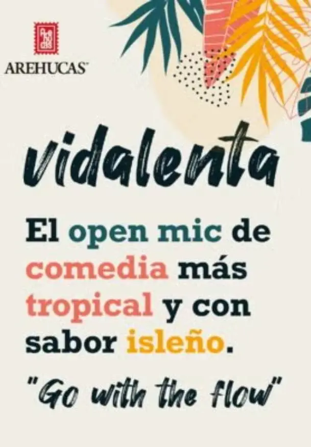 Cartel de Vidalenta Comedy