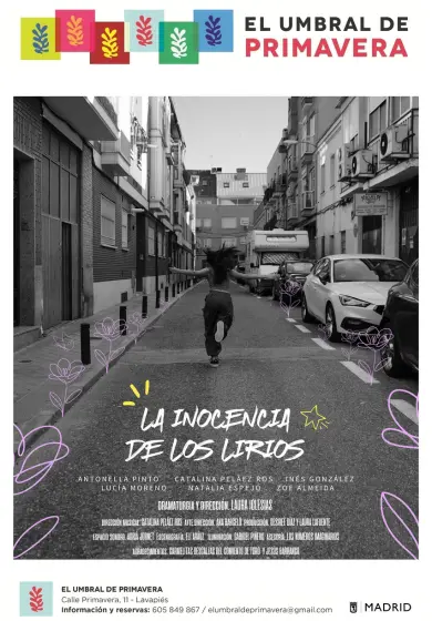 Cartel de La inocencia de los lirios