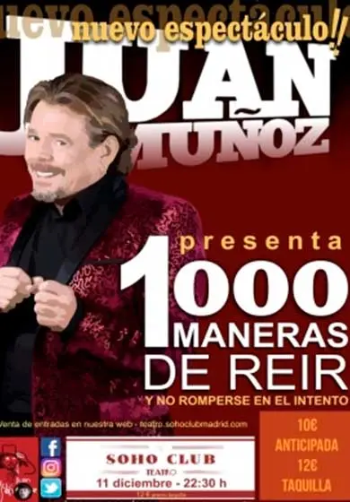 Cartel de Juan Muñoz: 1000 maneras de reír