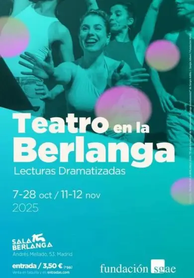 Cartel de Teatro en la Berlanga