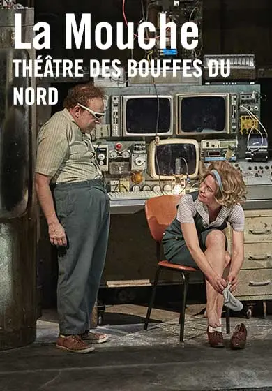 Cartel de Théâtre des Bouffes du Nord: La Mouche (La mosca)