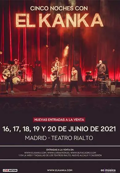 Cartel de El Kanka en concierto