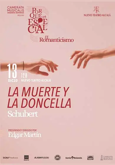Cartel de Camerata Musicalis: ¿Por qué es especial? Schubert - La muerte y la doncella