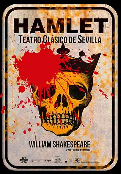 Cartel de Teatro Clásico de Sevilla: Hamlet