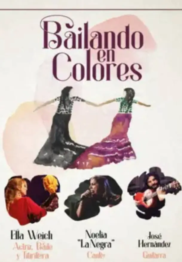 Cartel de Bailando en colores