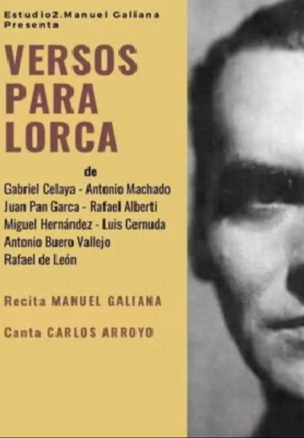 Cartel de Versos para Lorca