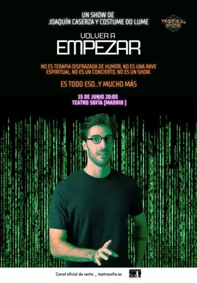 Cartel de Volver a empezar - Joaquín Caserza