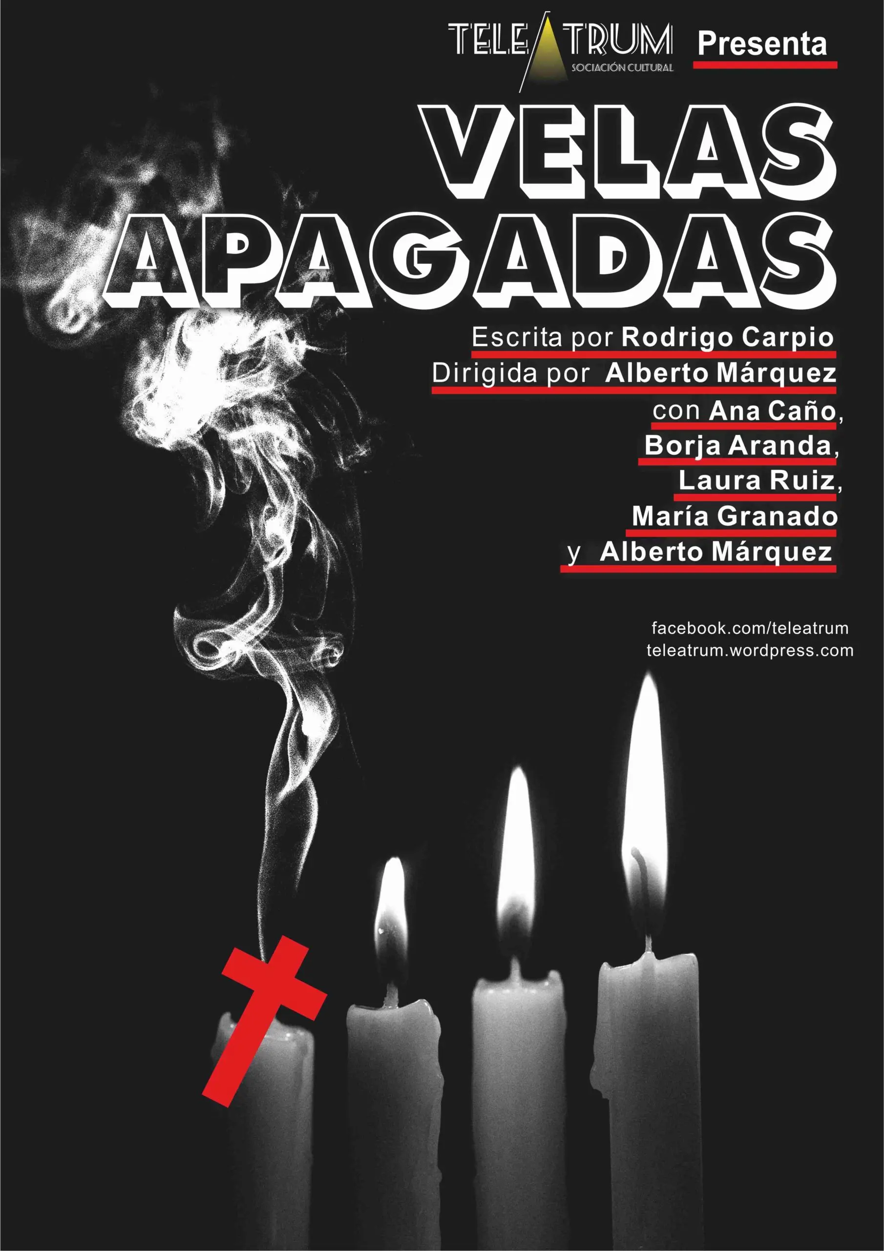 Cartel de Velas apagadas