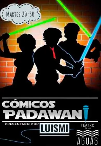 Cartel de Cómicos Padawan