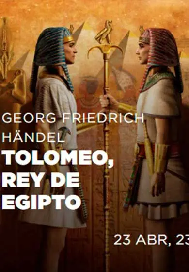 Cartel de Georg Friedrich Händel: Tolomeo, rey de Egipto