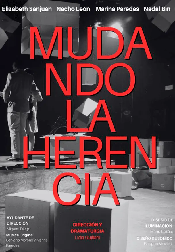 Cartel de Mudando la herencia