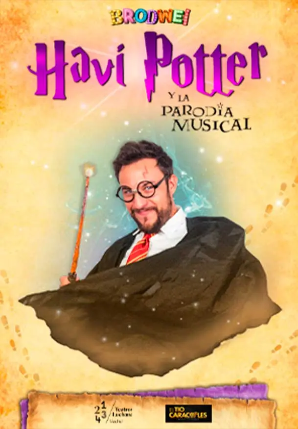 Cartel de Havi Potter y la parodia musical