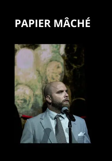 Cartel de Papier mâché