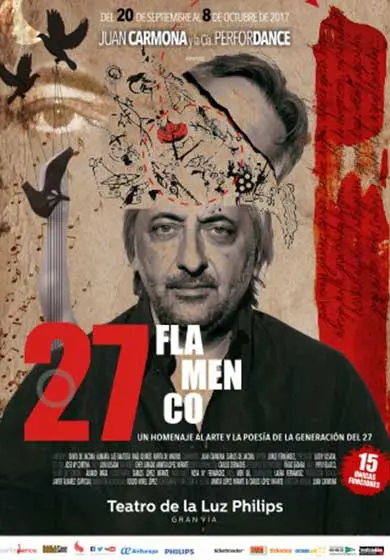 Cartel de 27 Flamenco - Juan Carmona