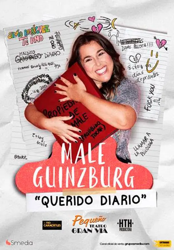 Cartel de Malena Guinzburg: Querido Diario